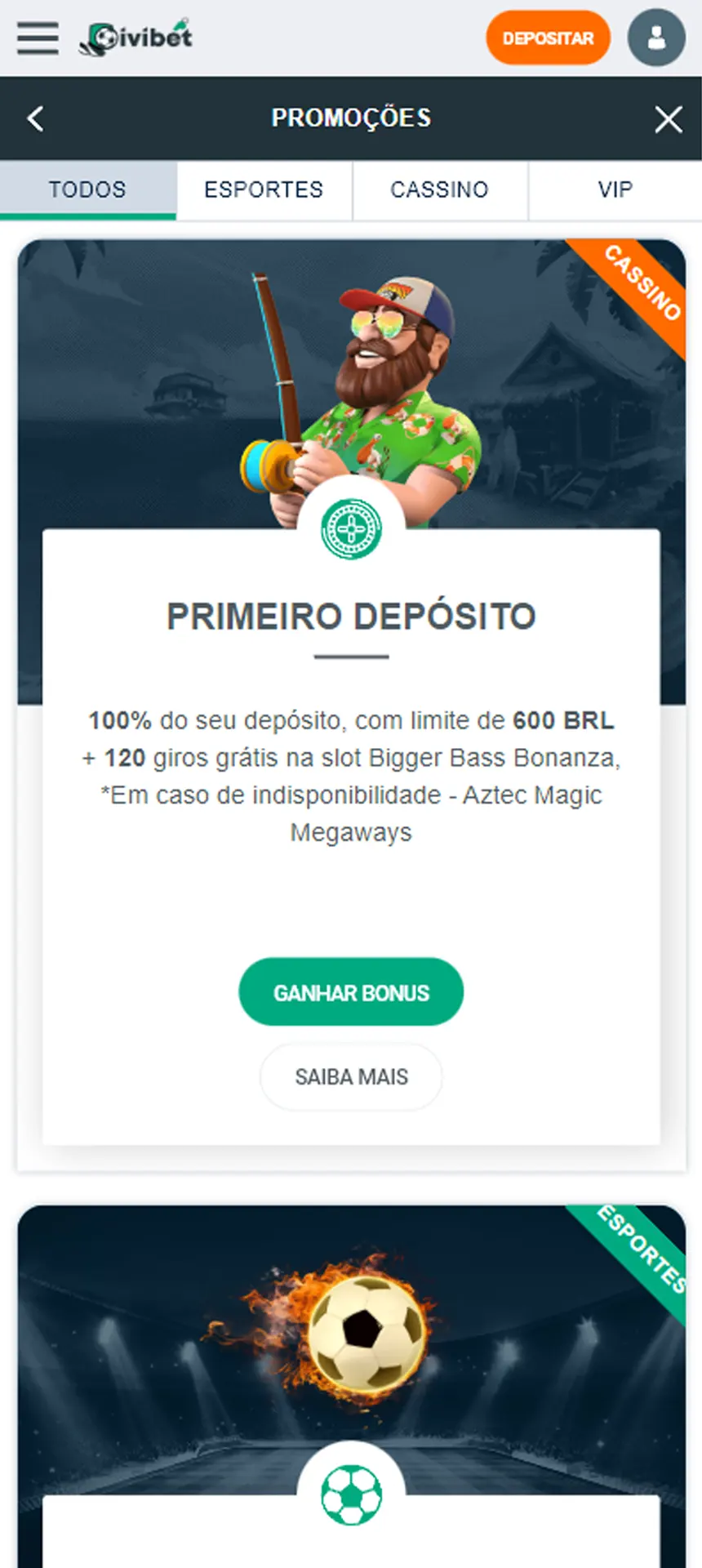 Verifique se há novas promoções.