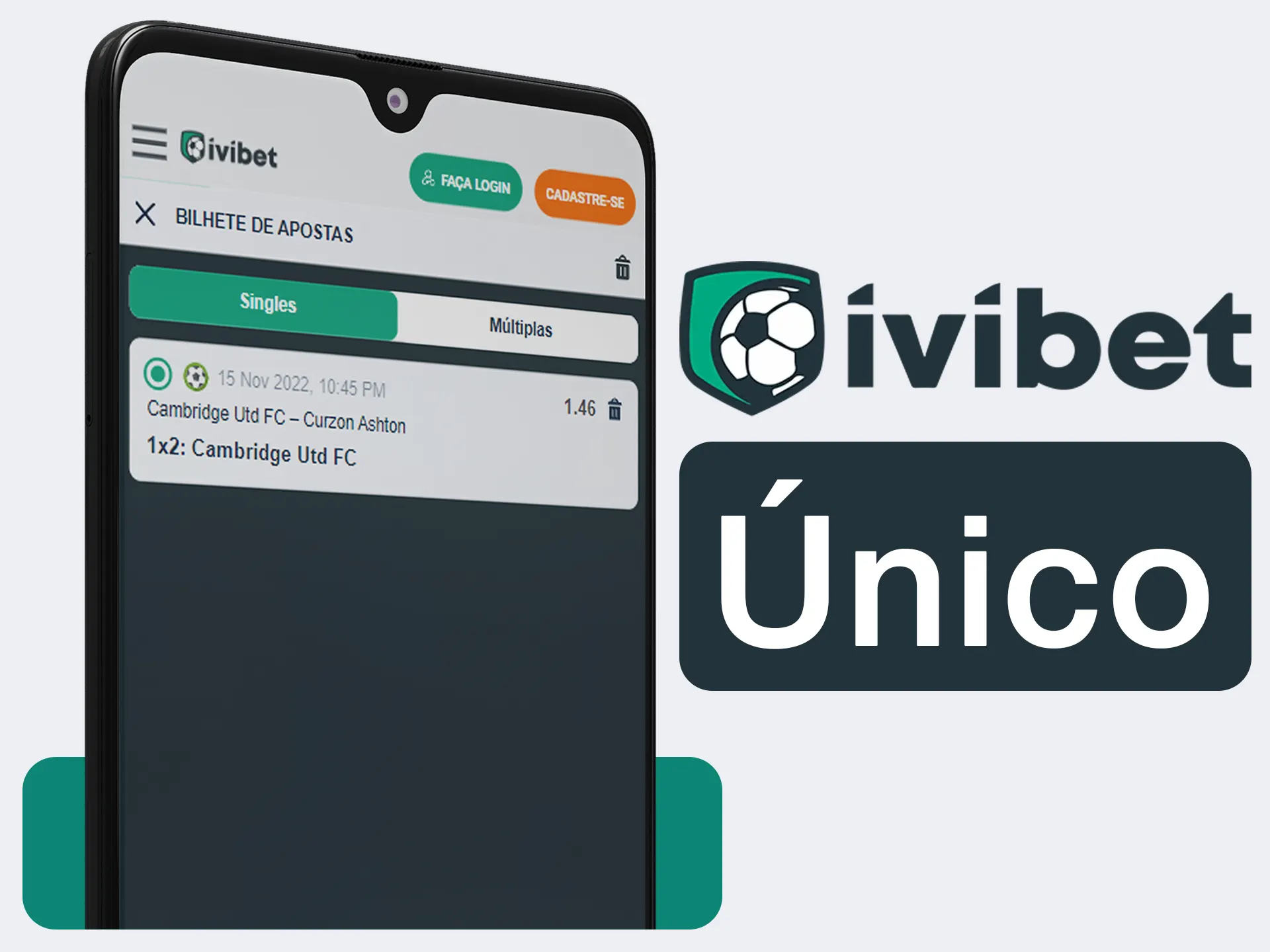 Certifique-se de uma única aposta.