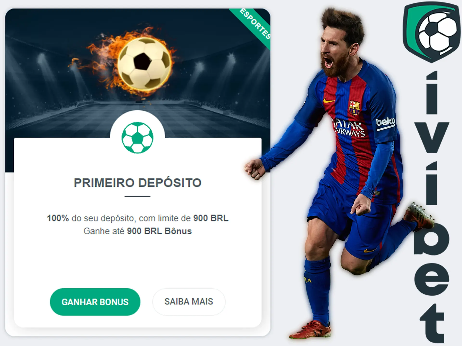 Faça sua primeira aposta bem sucedida com a promoção da Ivibet.